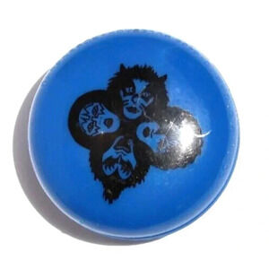 Vtg RARE Kiss Band Memorabilia Elastoform D-4858 Sulzbach - Rosenberg Blue Yo-Yo